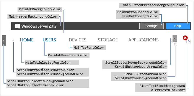 Windows Server Essentials 탐색 창