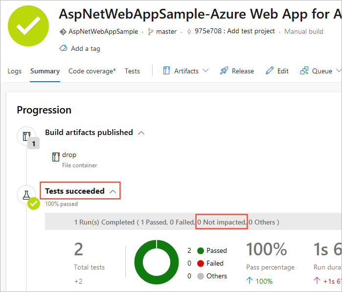 Reporting Summary includes TIA integration