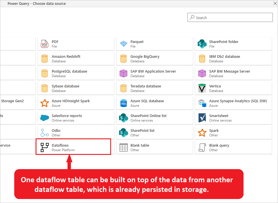 Hent data fra Power Platform-dataflyter.