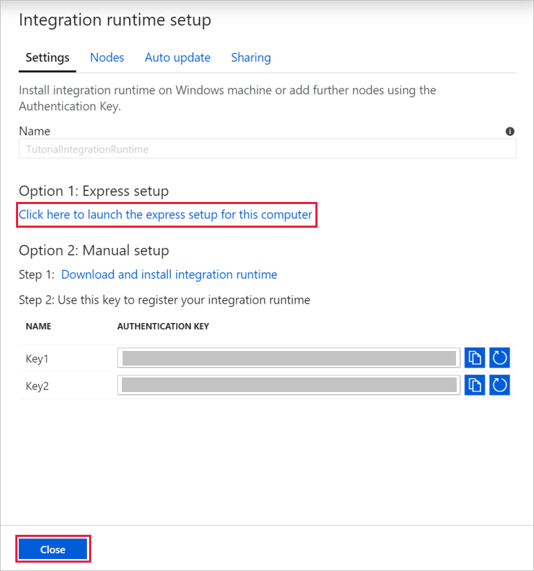 Instalacja środowiska Integration Runtime