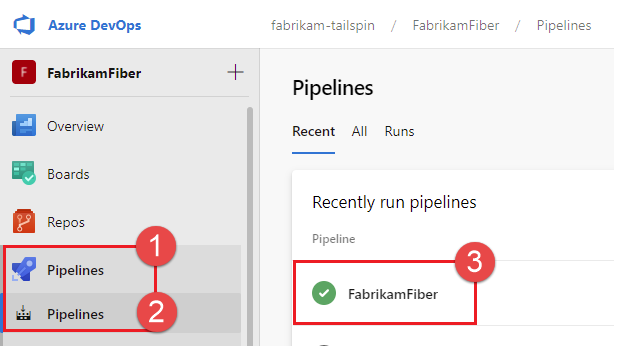 Strona docelowa usługi Azure Pipelines.