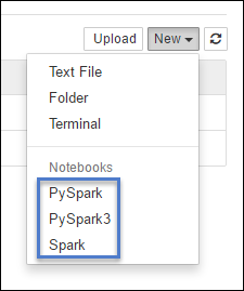 Jądra dla notesu Jupyter Notebook na platformie Spark.