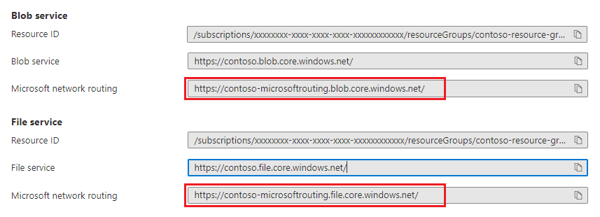 Opcja routingu sieciowego firmy Microsoft dla punktów końcowych specyficznych dla trasy