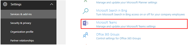 Znajdź Microsoft Teams.