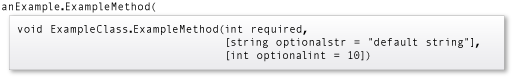 Technologia IntelliSense szybkie informacje dla metody ExampleMethod.
