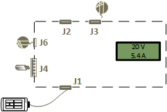 Diagram przypadku FT 3: ładowanie i dostarczanie energii.