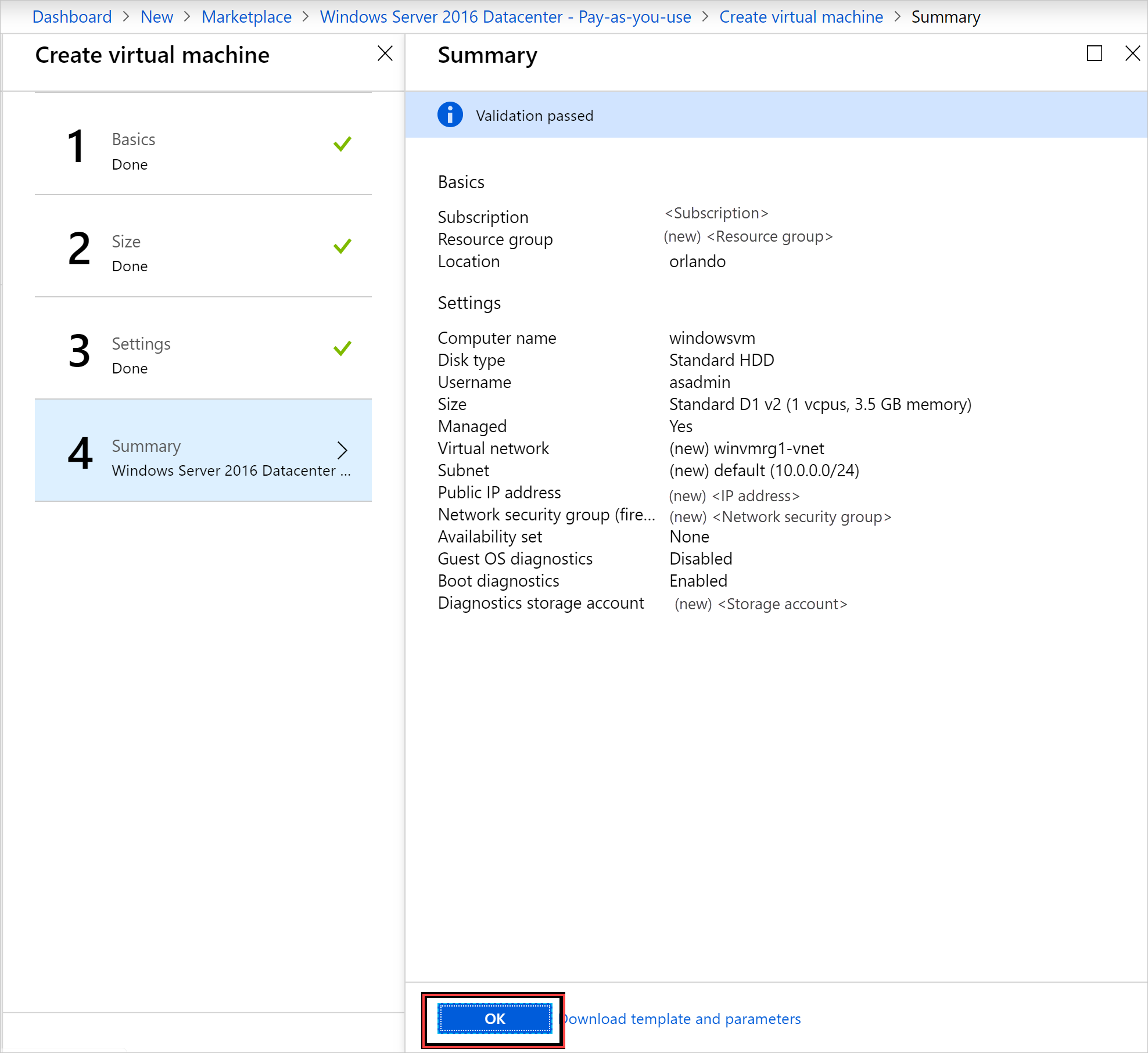 Criar uma VM – Resumo