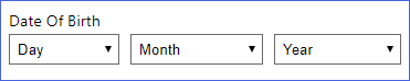 Usando o tipo de declaração com datetimedropdown