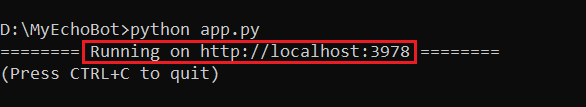 Bot Python em execução localmente