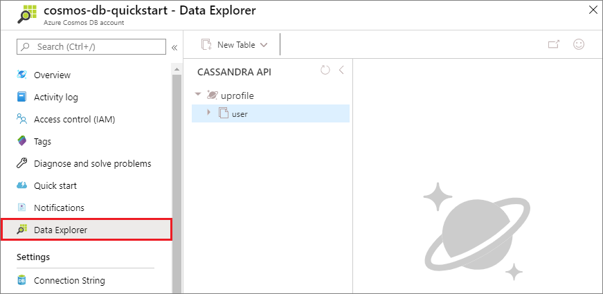 Exibir os dados no Data Explorer – Azure Cosmos DB