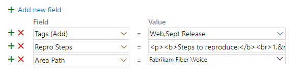 Adicionar marcações a itens de trabalho.