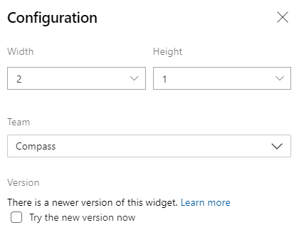 A captura de tela mostra a caixa de diálogo de configuração do widget Legado do Sprint Burndown.