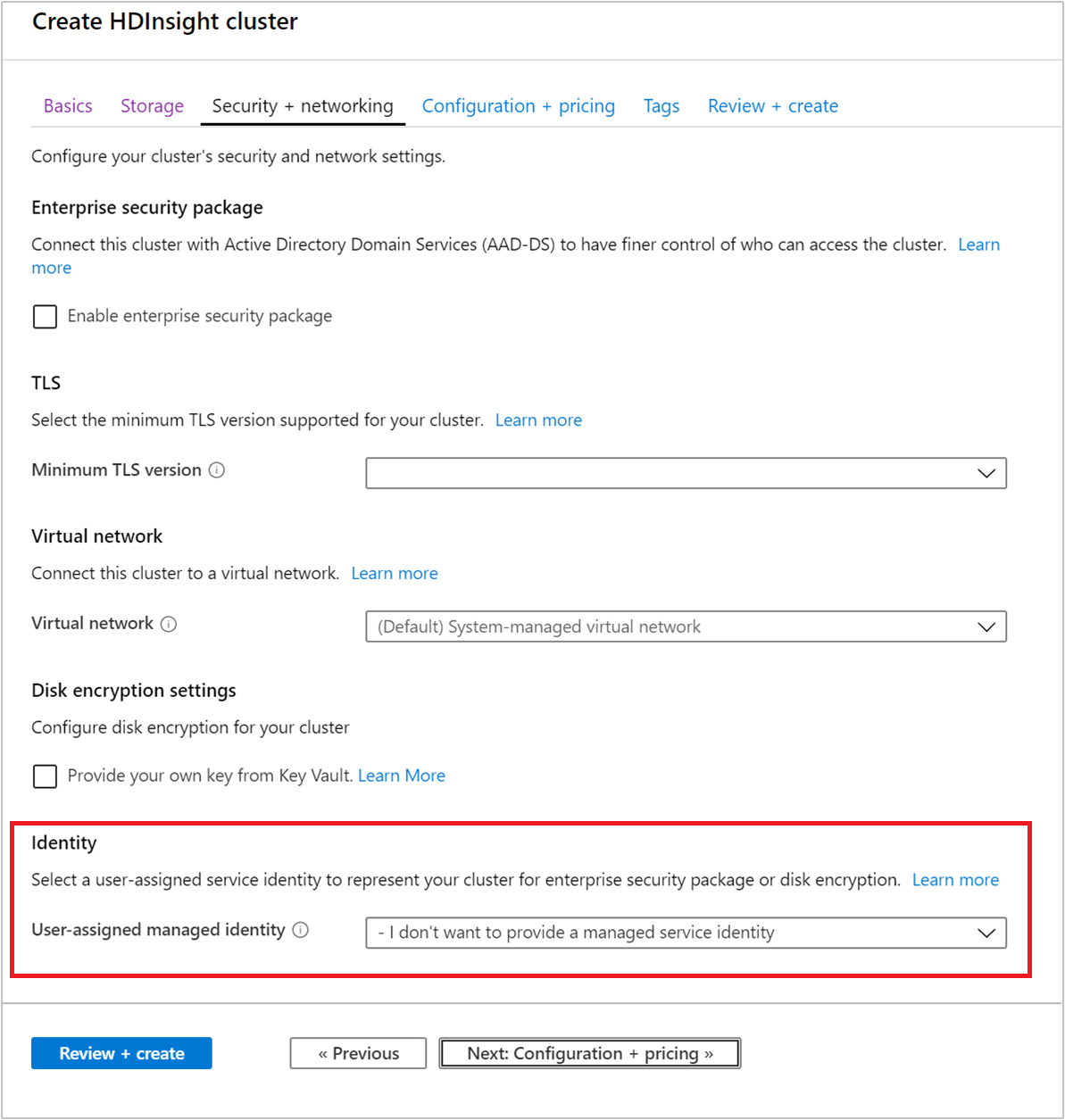 Identidade gerenciada do Active Directory Domain Services para ESP no Azure HDInsight .