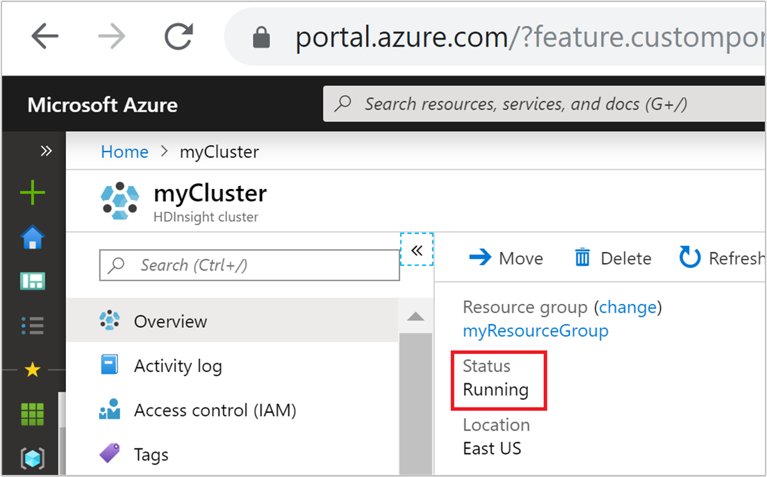 Habilite o status do cluster de dimensionamento automático baseado em carga do nó de trabalho.