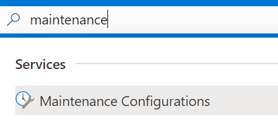 Captura de tela mostrando como abrir o menu Configurações de Manutenção