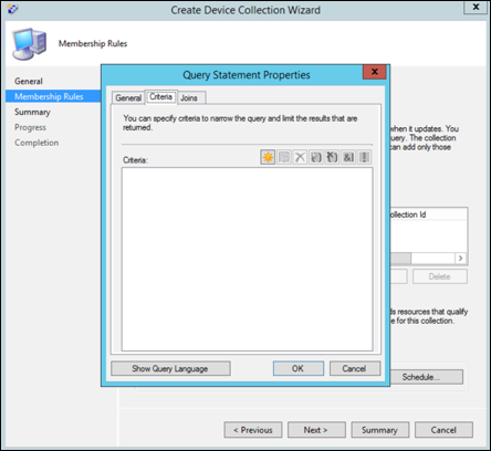 Captura de ecrã do assistente de Microsoft Configuration Manager 6.