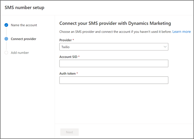 Configurando as contas de Twilio e TeleSign.