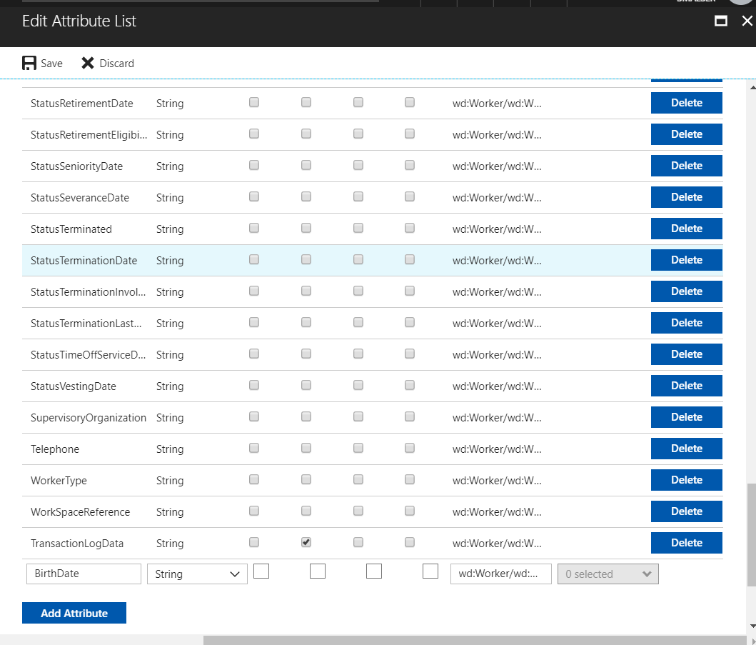 Captura de tela do Workday Studio.