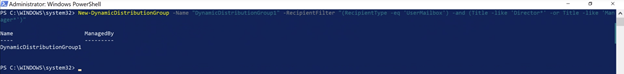 criar um DDL com o PowerShell