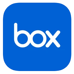 Aplicativo parceiro - ícone do Box - Cloud Content Management