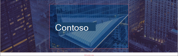 Captura de ecrã que mostra um fundo personalizado a mostrar um recorte central numa imagem maior.