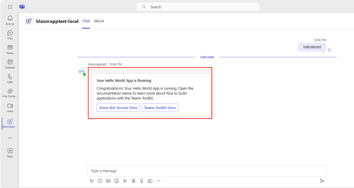 Captura de ecrã a mostrar o Microsoft Teams com um cartão de introdução.