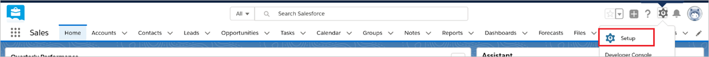 Configuração do Salesforce