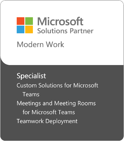 Captura de tela do logotipo do Microsoft Partner com o Silver Cloud Customer Relationship Management.