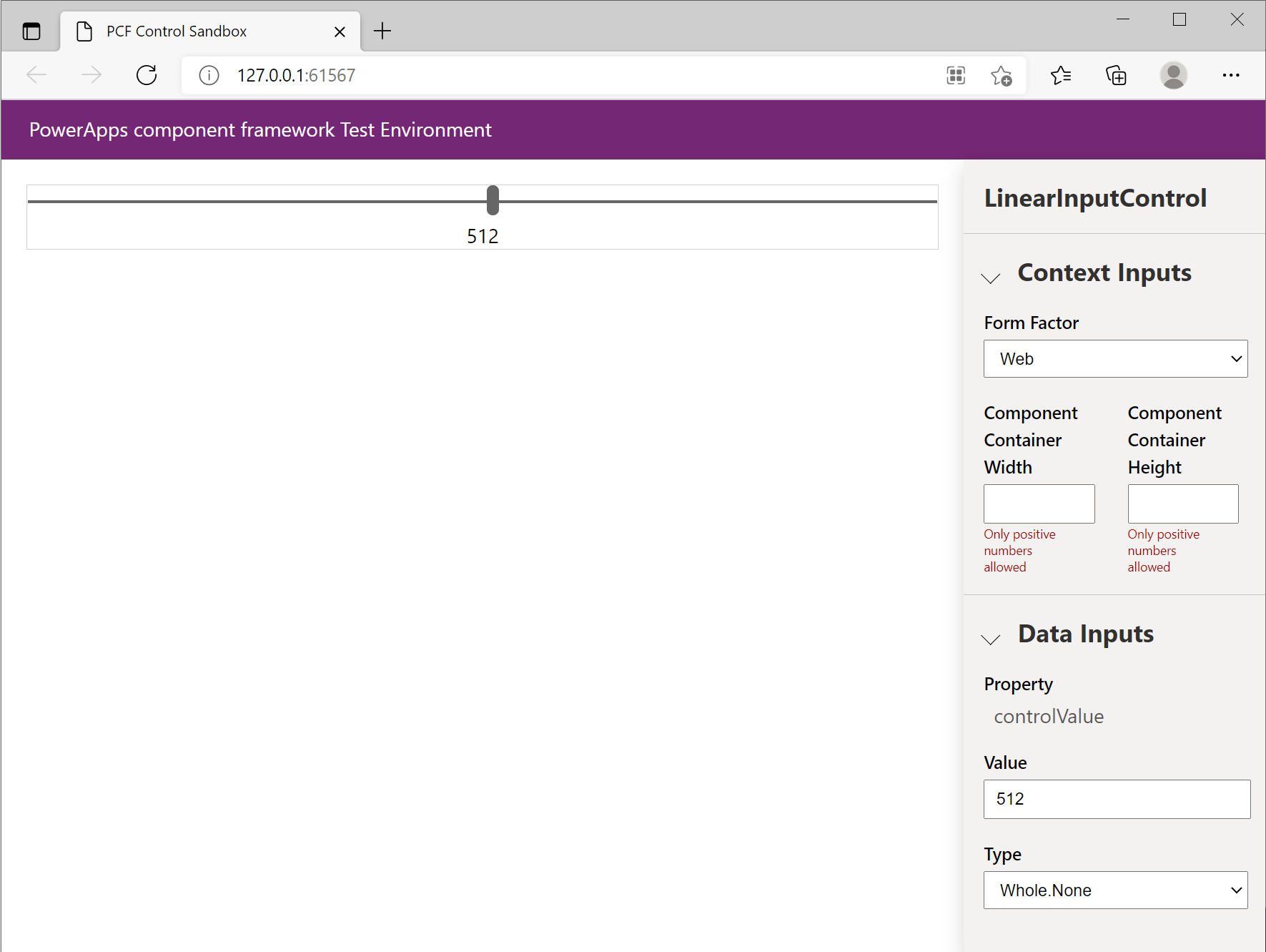 Data Inputs.