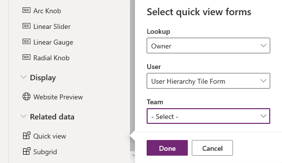 Adicionar controle de visualização rápida.