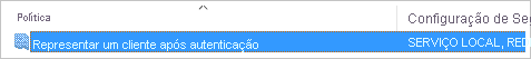 Representar uma política de cliente