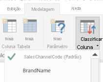 Screenshot showing the Sort by column dropdown with Hat Size ID selected.