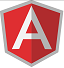 Esta imagem mostra o logotipo do Angular JS