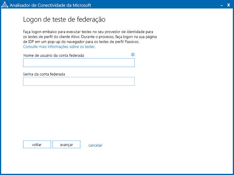 use Connectivity Analyzer to verify single sign on