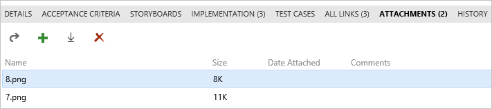 Attachment controls, web portal (on-premises Azure DevOps), and Eclipse