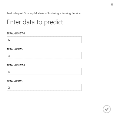 Modelo de pontuação de interpretação do teste