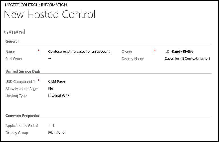 Criar um controle hospedado Página do Dynamics 365