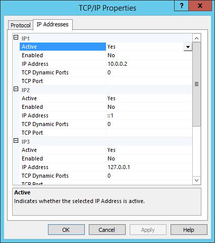 Abra as propriedades TCP/IP.