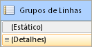 Grupos de linhas, Avançado para tabela padrão