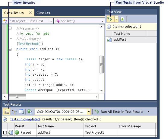 Executar testes automatizados no Visual Studio