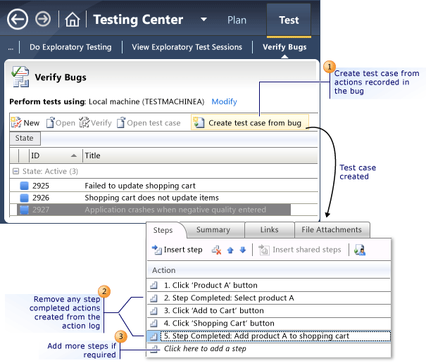 Criar um caso de teste de um Bug