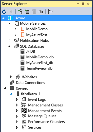 Server Explorer