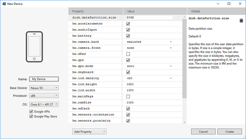 Tela Novo dispositivo do Gerenciador de Dispositivos