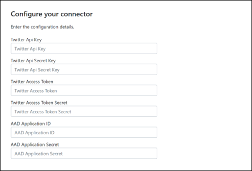 Inicie sessão com o ID do inquilino e a chave secreta da API.