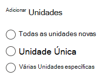 selecione como adicionar unidades google