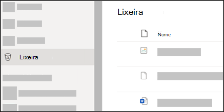 Usuários podem conseguir recuperar arquivos da lixeira do OneDrive