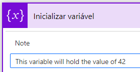 Captura de tela mostrando um exemplo de resposta de anotação.