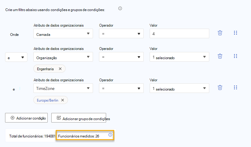 Captura de ecrã a mostrar três instruções e separadas.