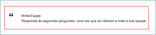 Captura de ecrã a mostrar uma linha da Secção de Inquérito movida antes das secções de item de inquérito escolhidas.