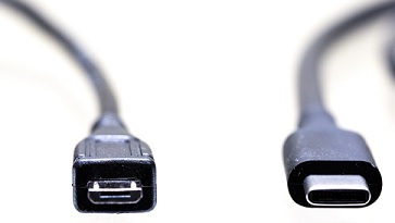 Comparação de conectores USB.